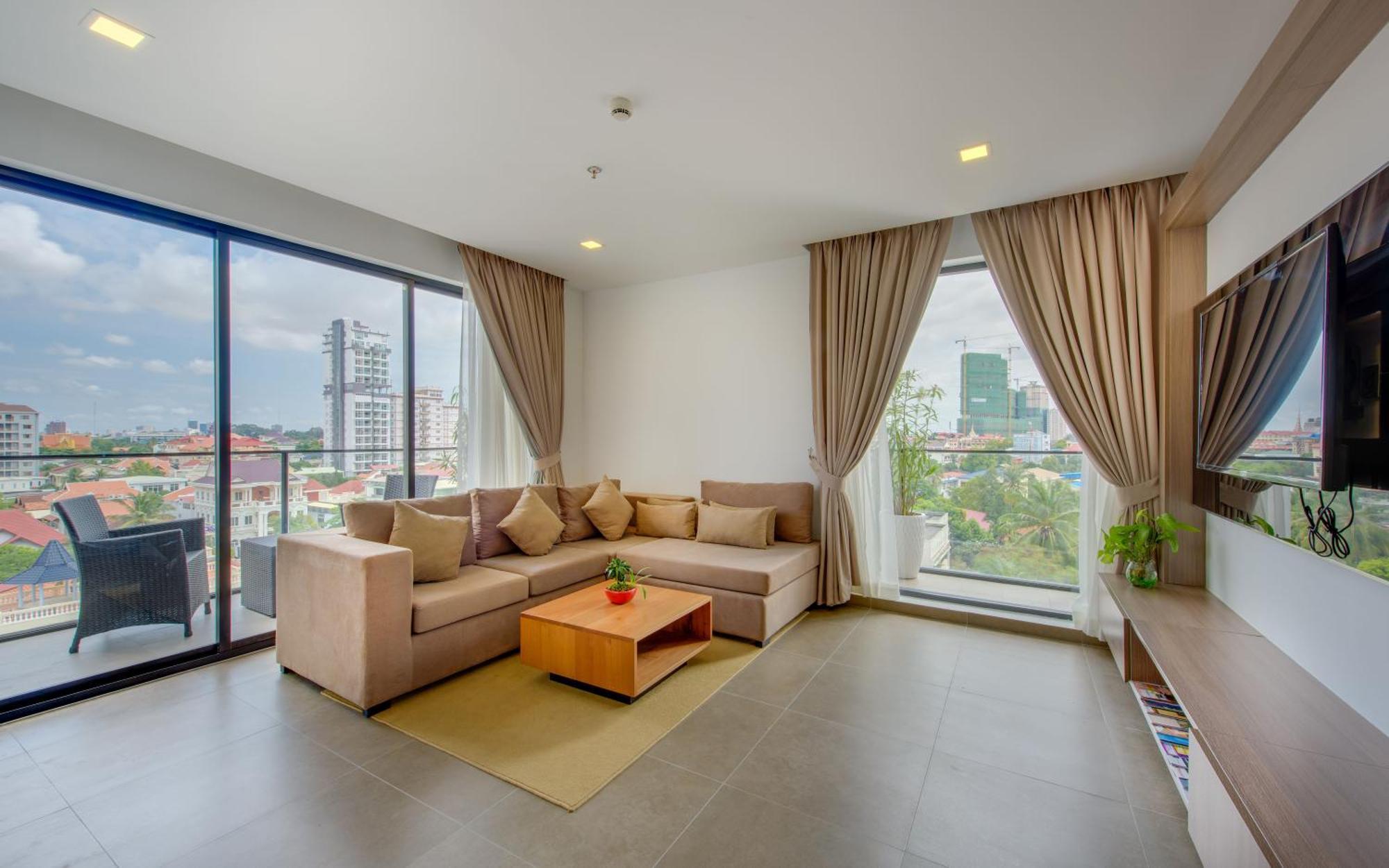 Mansion 51 Hotel&Apartamento Phnom Penh Exterior foto